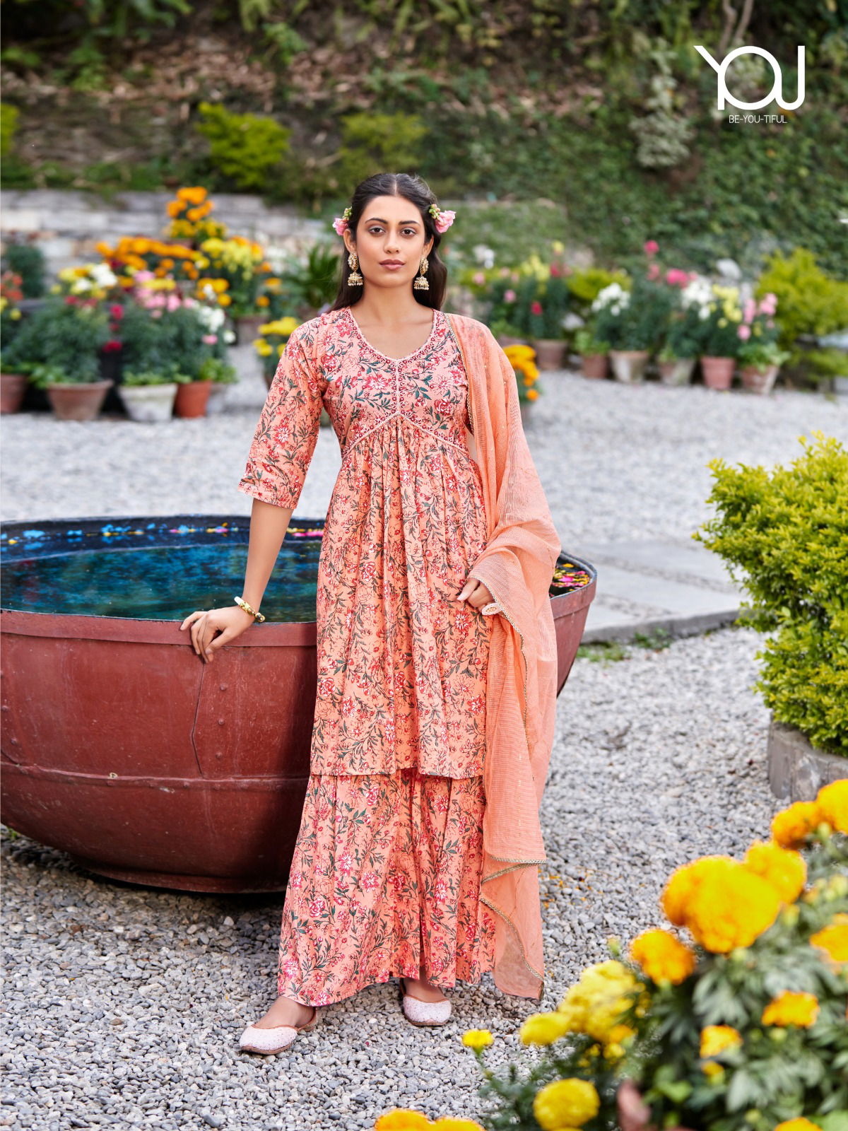 Candy Floss Alia Cut Sharara Readymade Suits Catalog

